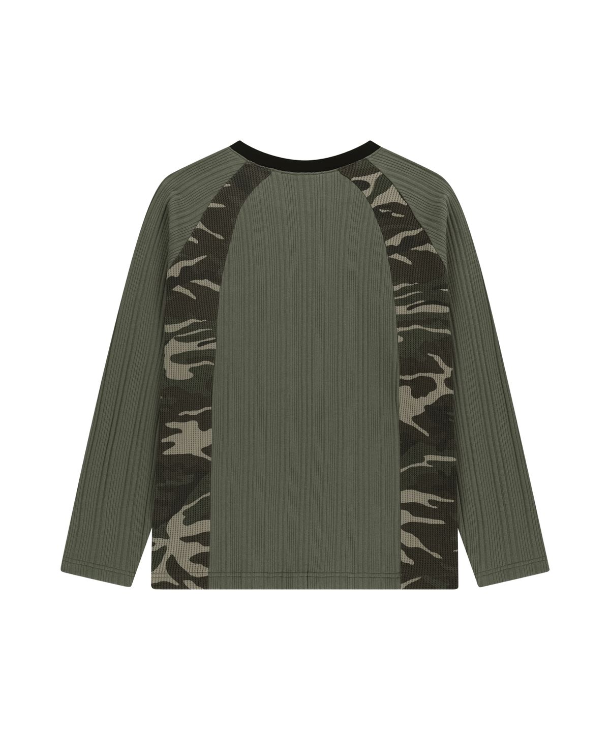 아캄(AAKAM) Side Camo Raglan Long Sleeve (Khaki)