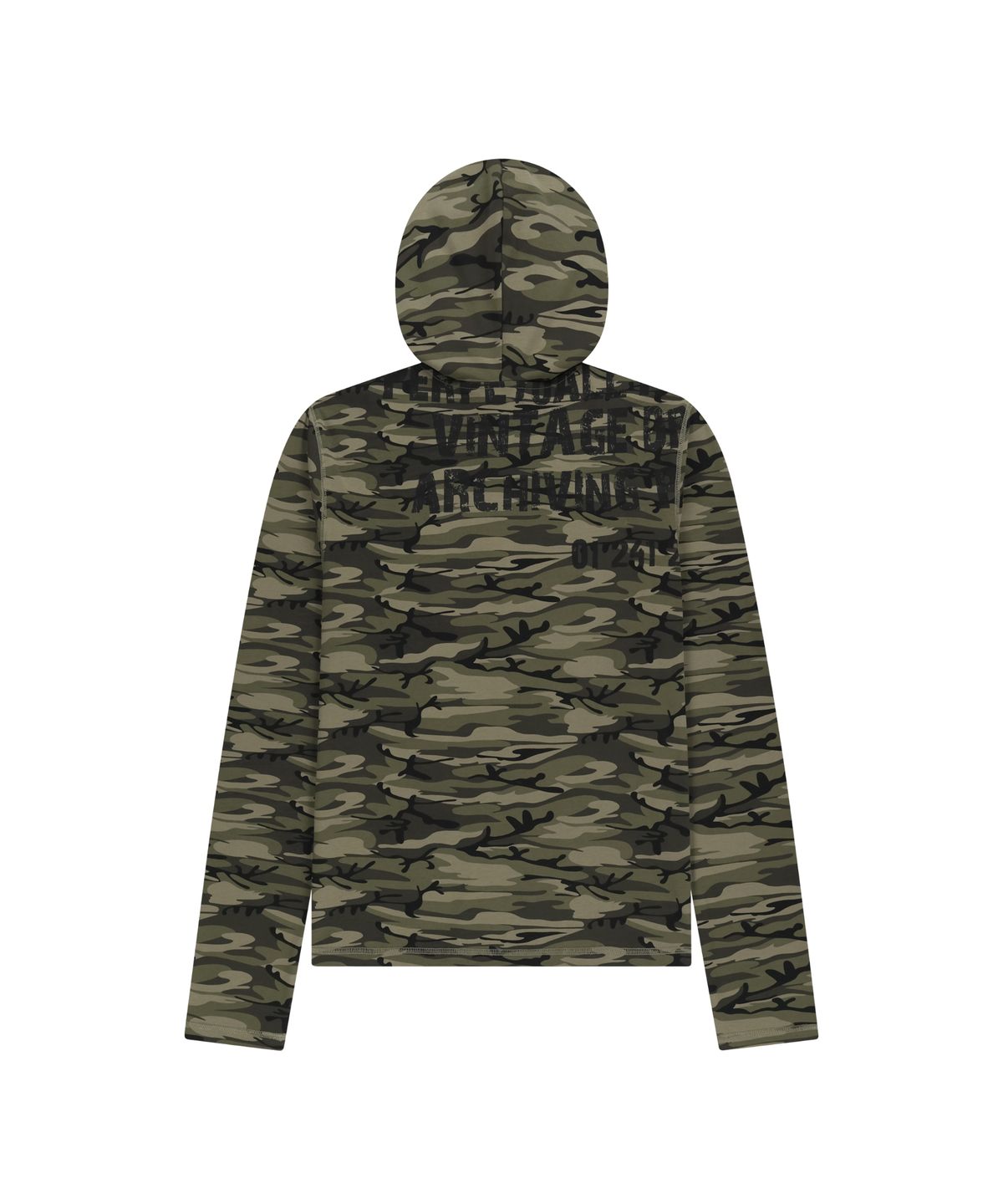 아캄(AAKAM) Military Button Hoodie (Khaki)
