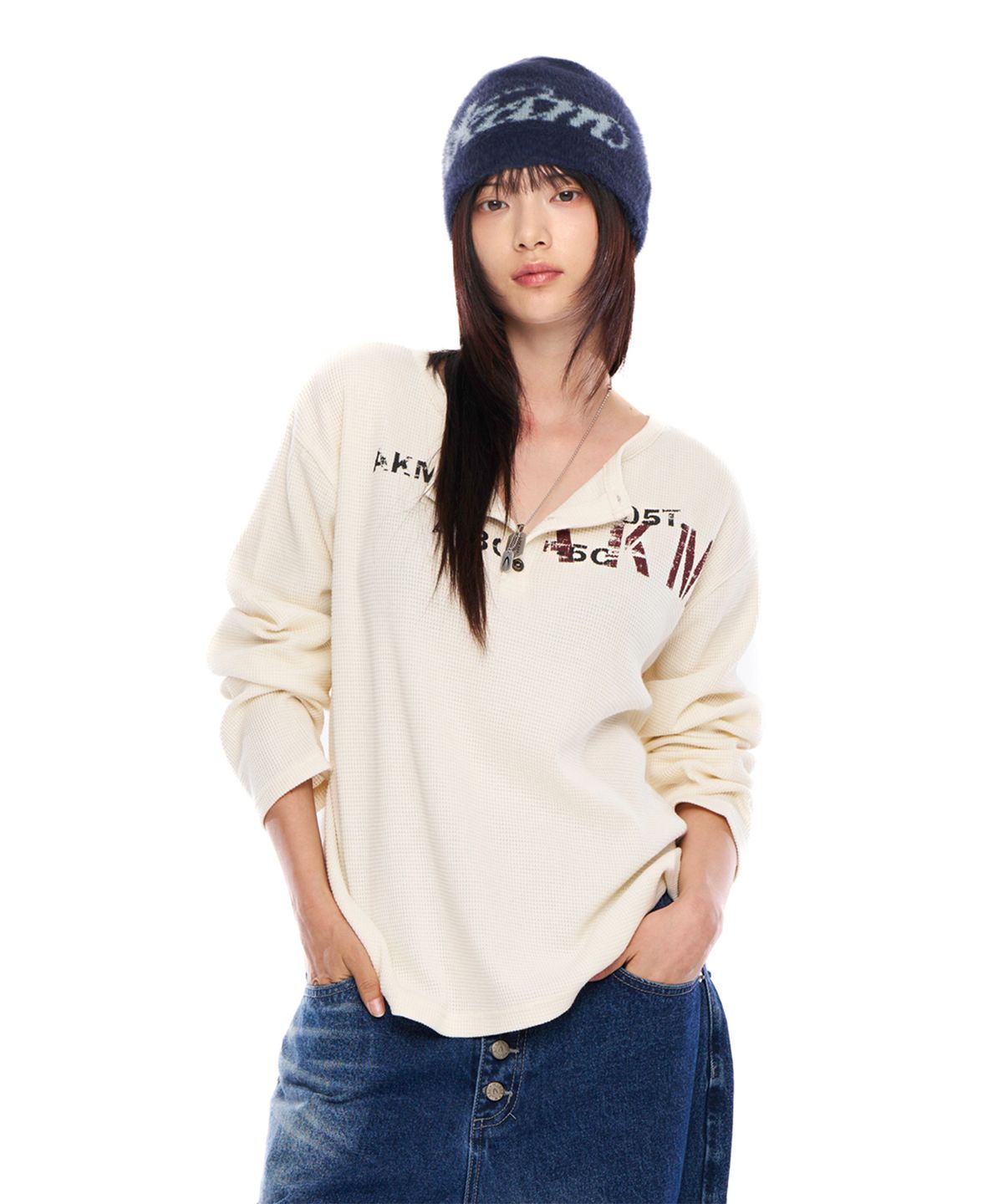 아캄(AAKAM) Fuzzy Beanie (Blue)