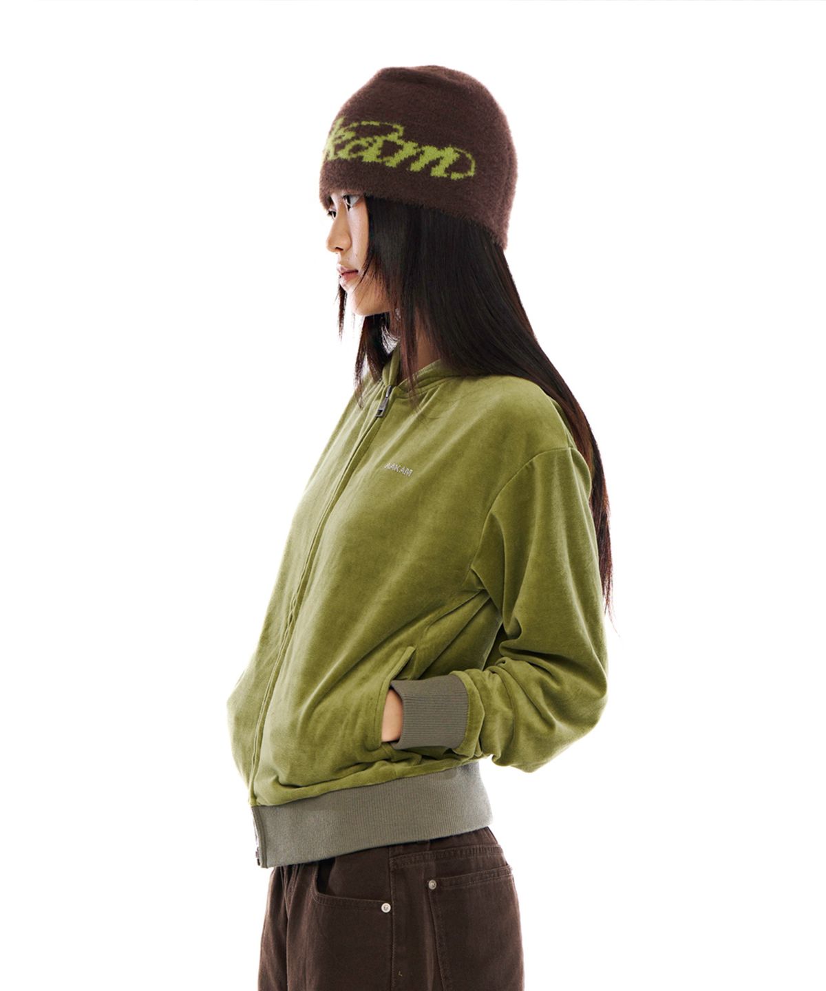 아캄(AAKAM) Fuzzy Beanie (Brown)