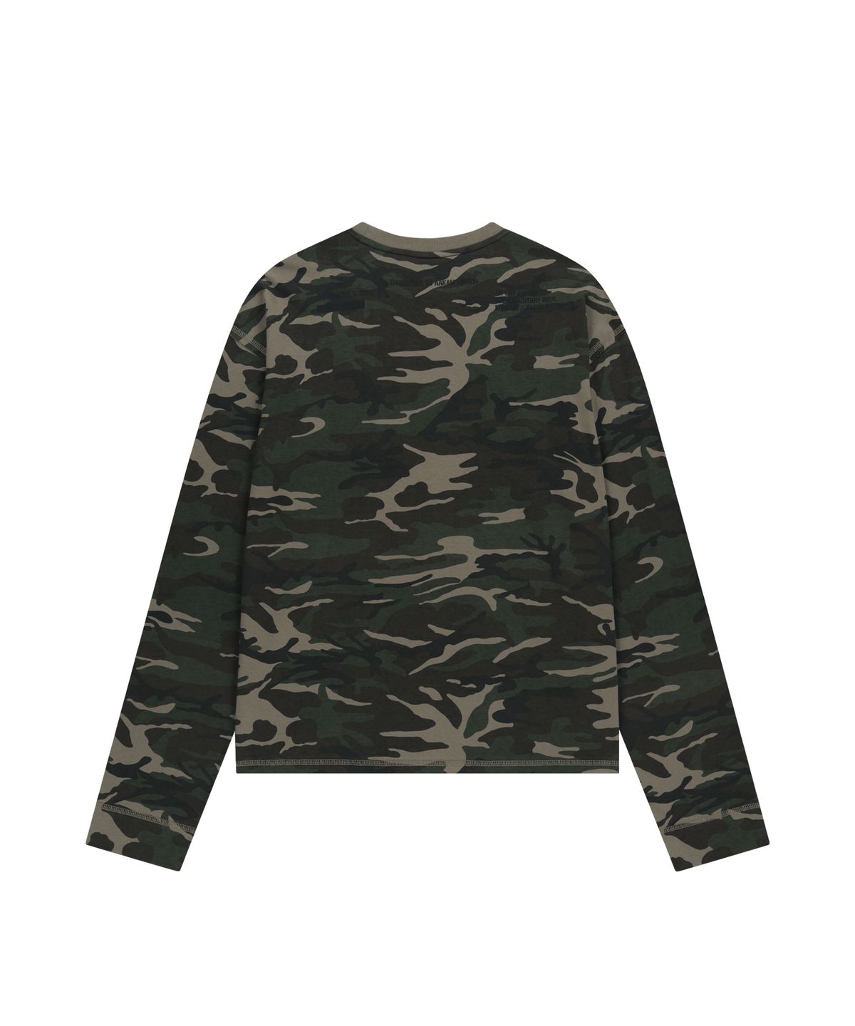 아캄(AAKAM) Typography Long Sleeve (Camo)