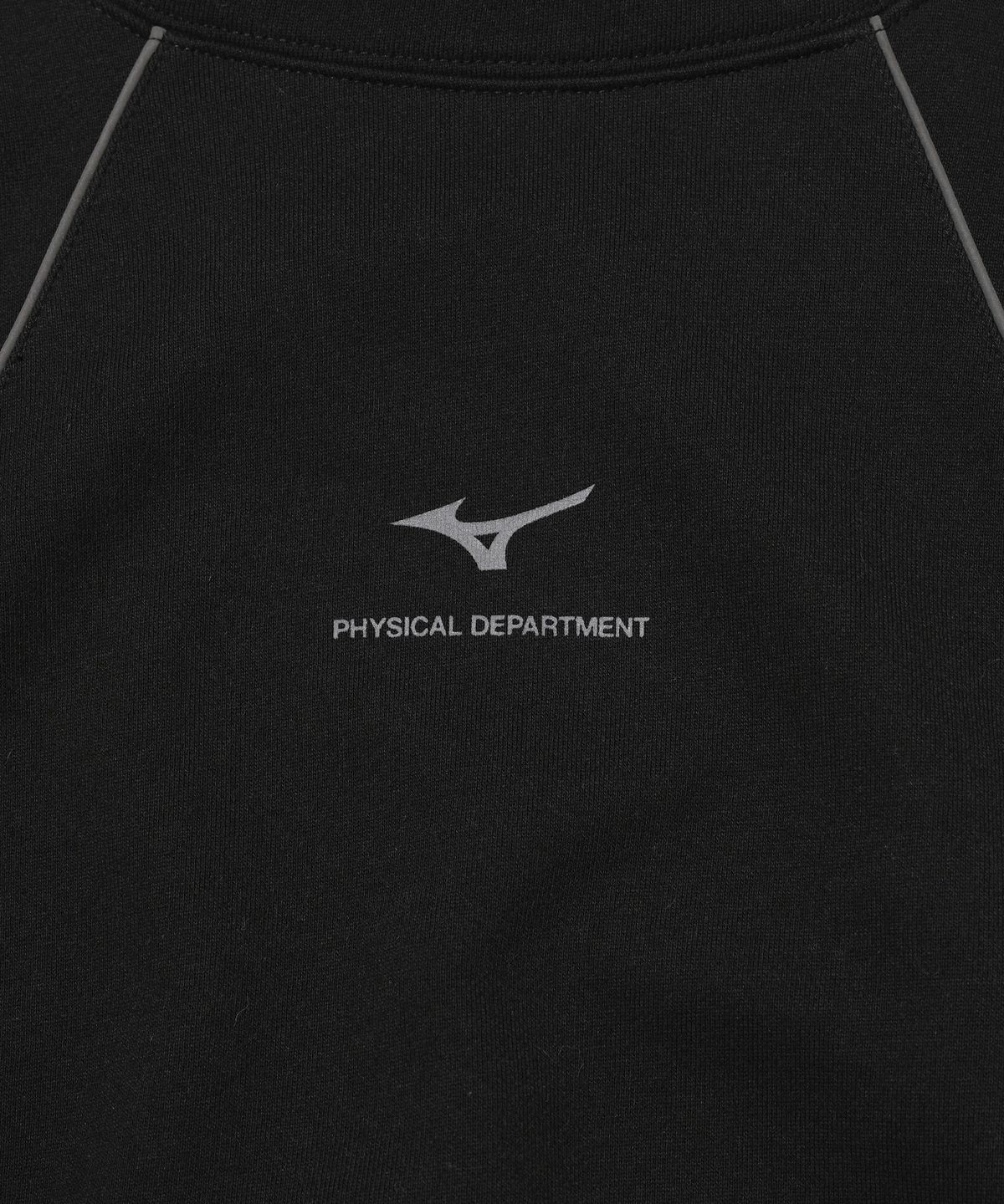 피지컬 디파트먼트(PHYSICAL DEPARTMENT) 피뎁트 X 미즈노 파이핑 후드 블랙