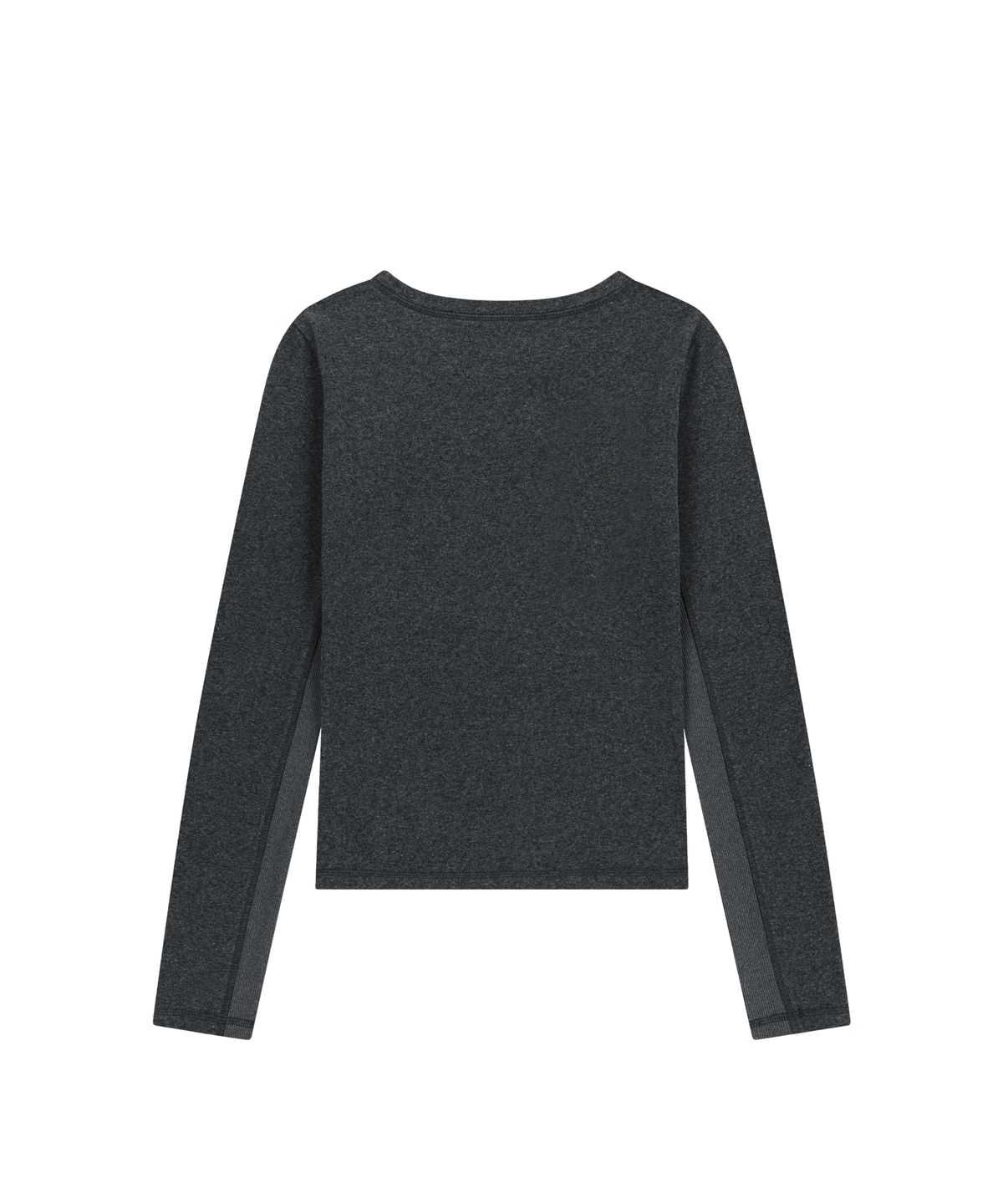 아캄(AAKAM) Side Eyelet Long Sleeve (Dark Gray)