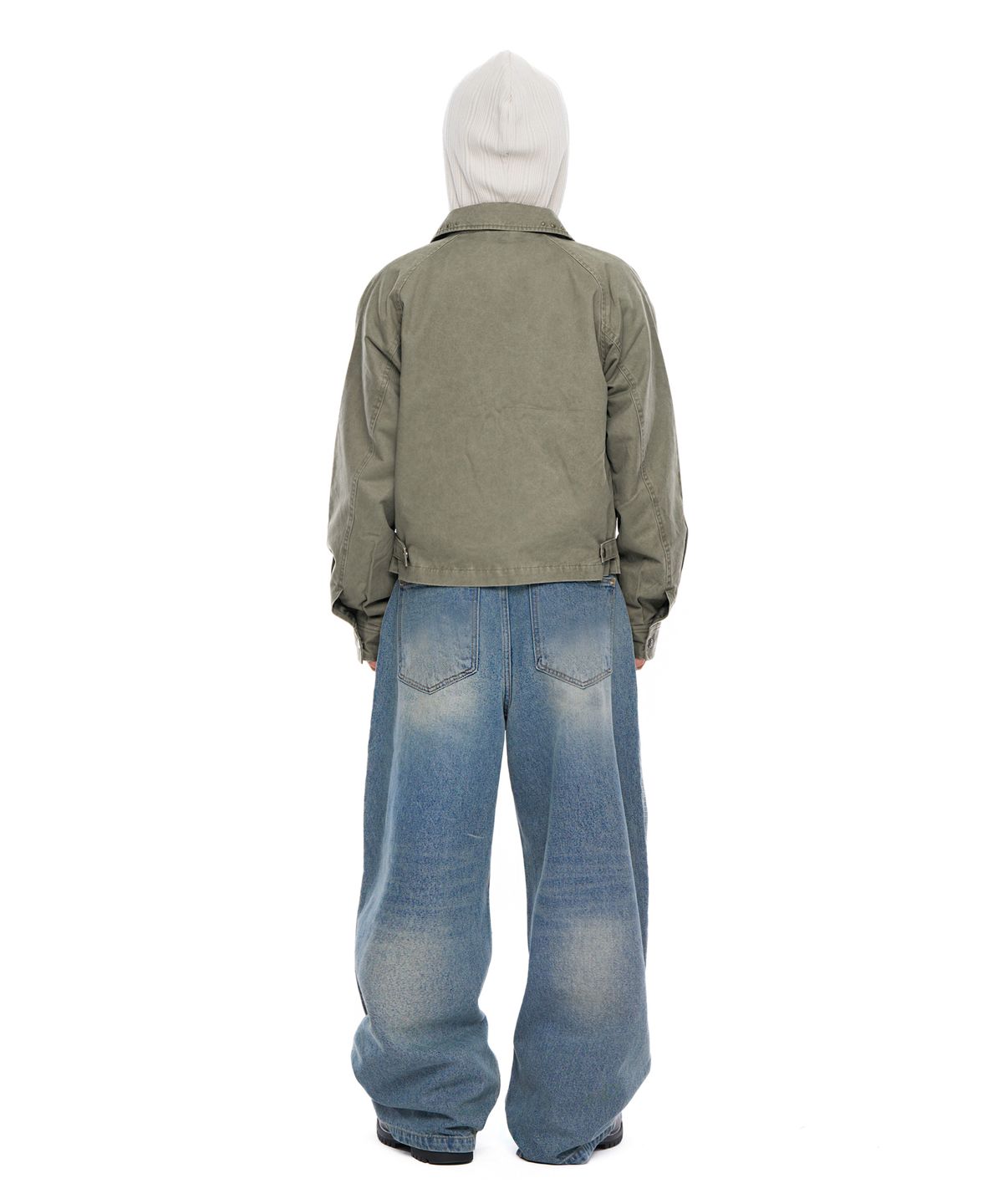 아캄(AAKAM) Biker Denim Pants (Blue)