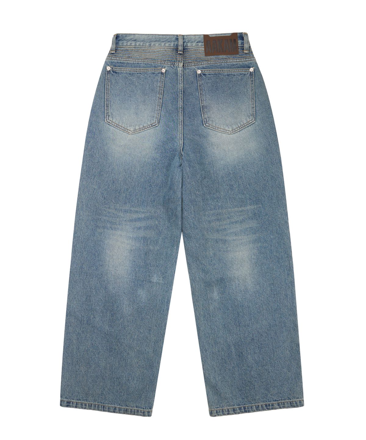 아캄(AAKAM) Biker Denim Pants (Blue)