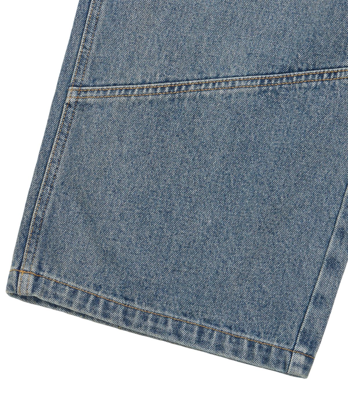아캄(AAKAM) Biker Denim Pants (Blue)