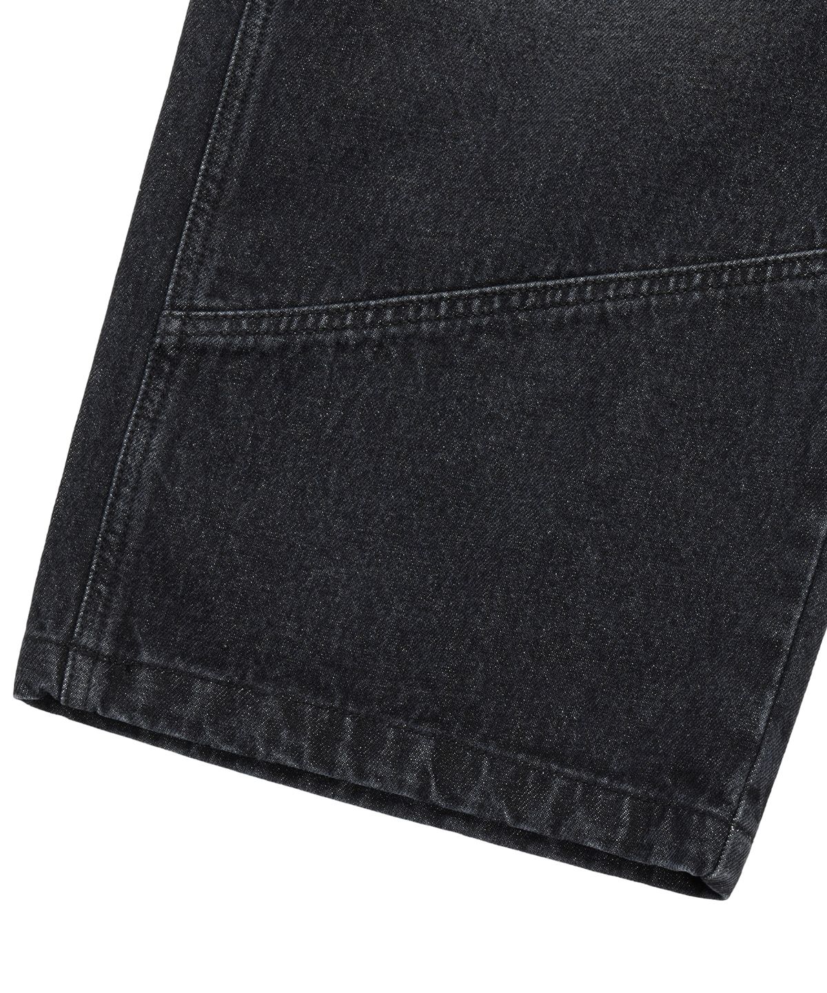 아캄(AAKAM) Biker Denim Pants (Black)