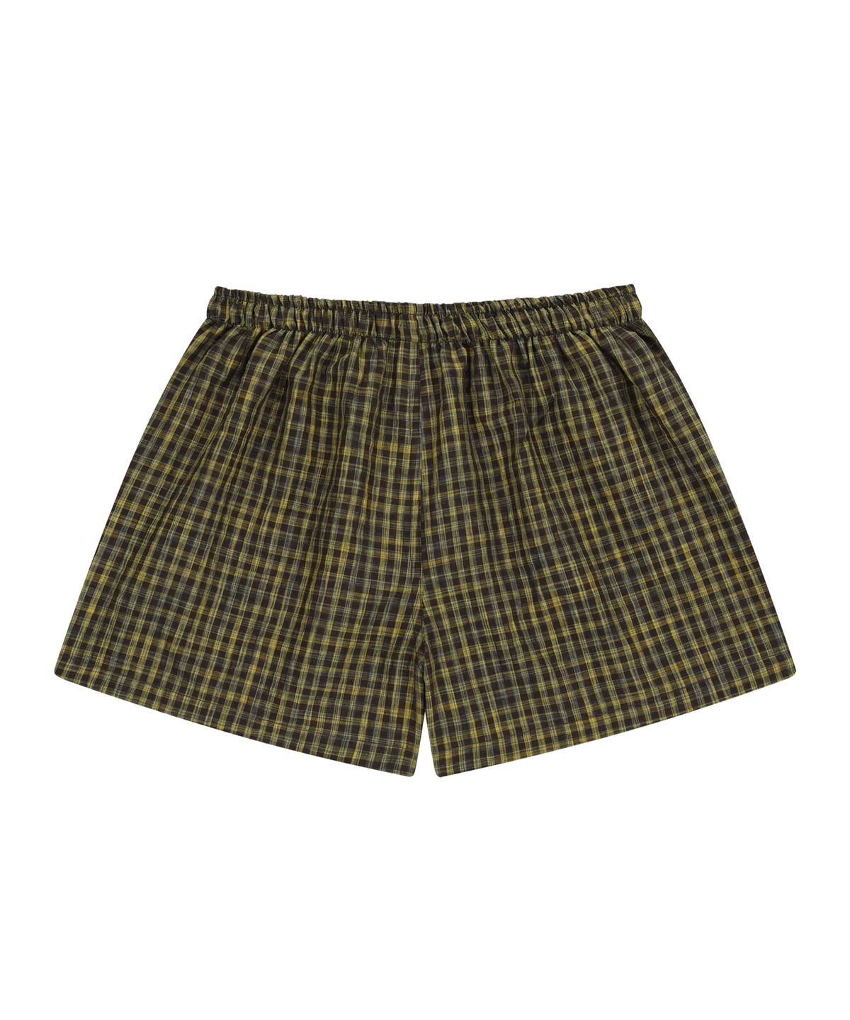 아캄(AAKAM) Check Boxer (Mixed Yellow)