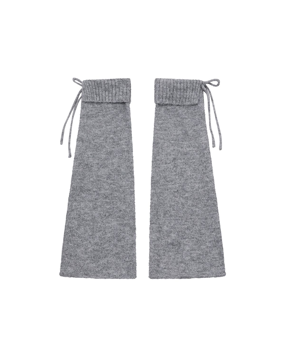 미세키서울(MISEKI SEOUL) Drawstring leg warmer GREY