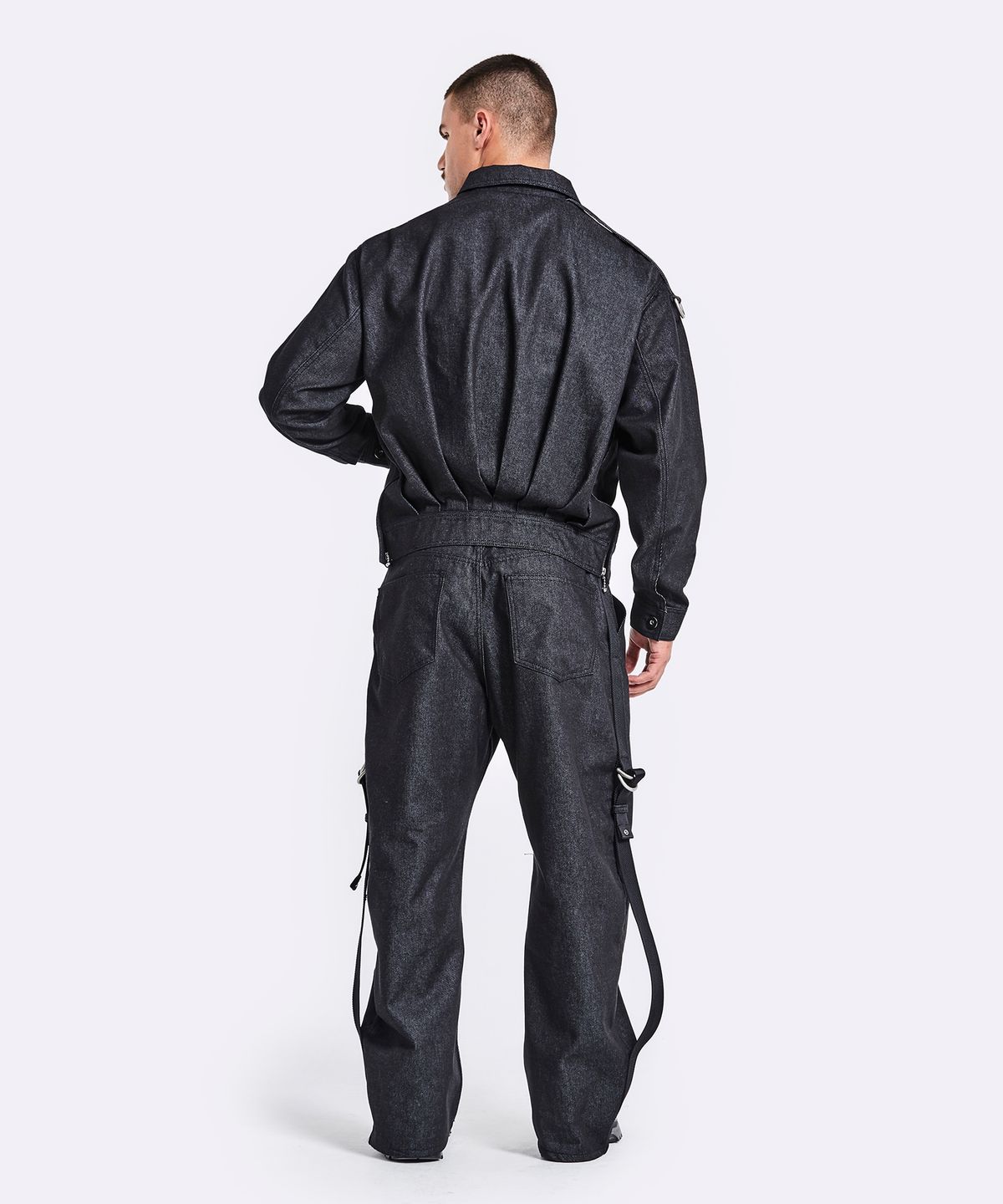 51퍼센트(51PERCENT) Cargo denim jacket - Black