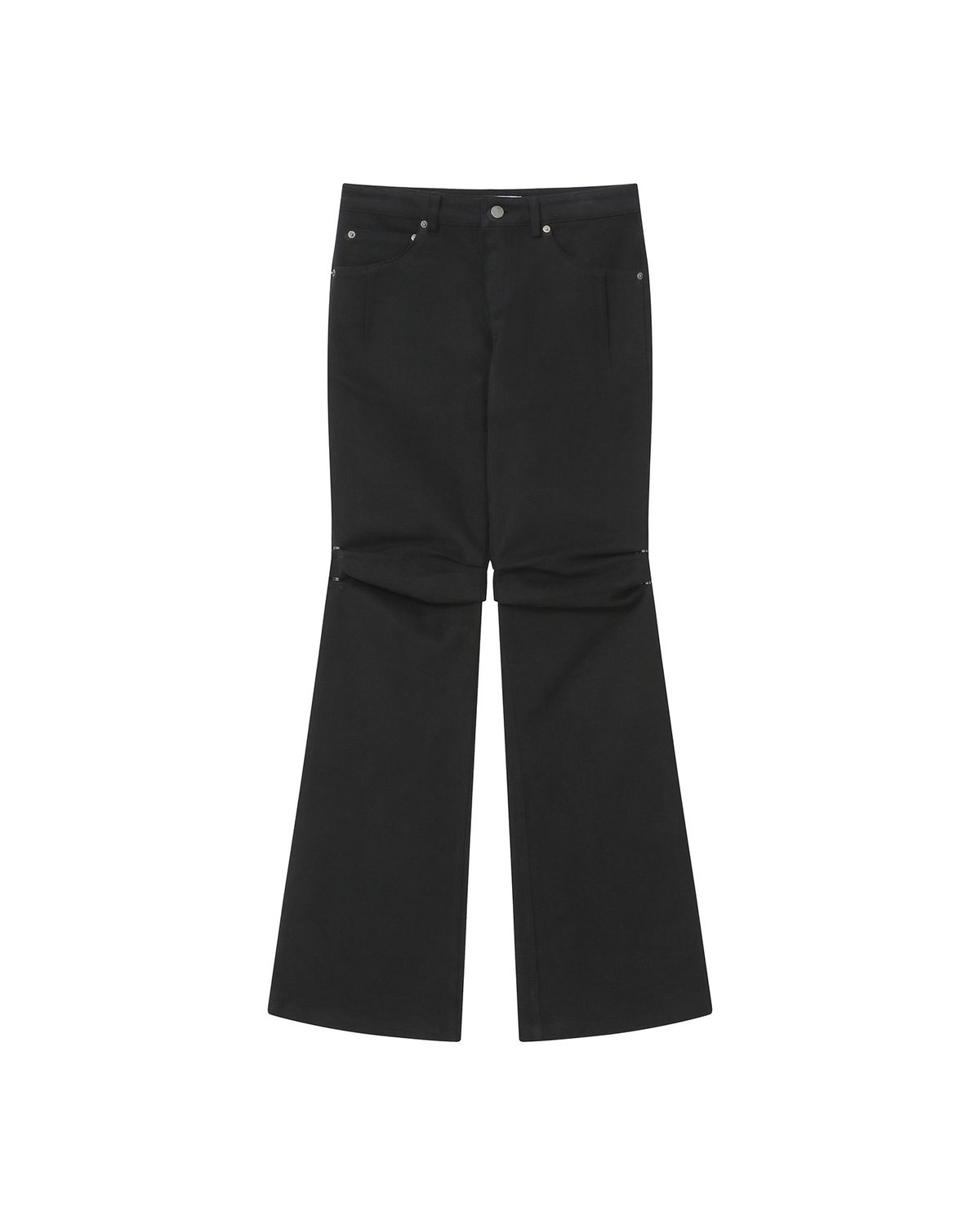 미세키서울(MISEKI SEOUL) Shifted snap pants BLACK