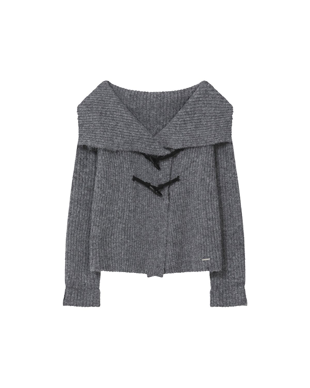 미세키서울(MISEKI SEOUL) Toggle knit cardigan CHARCOAL