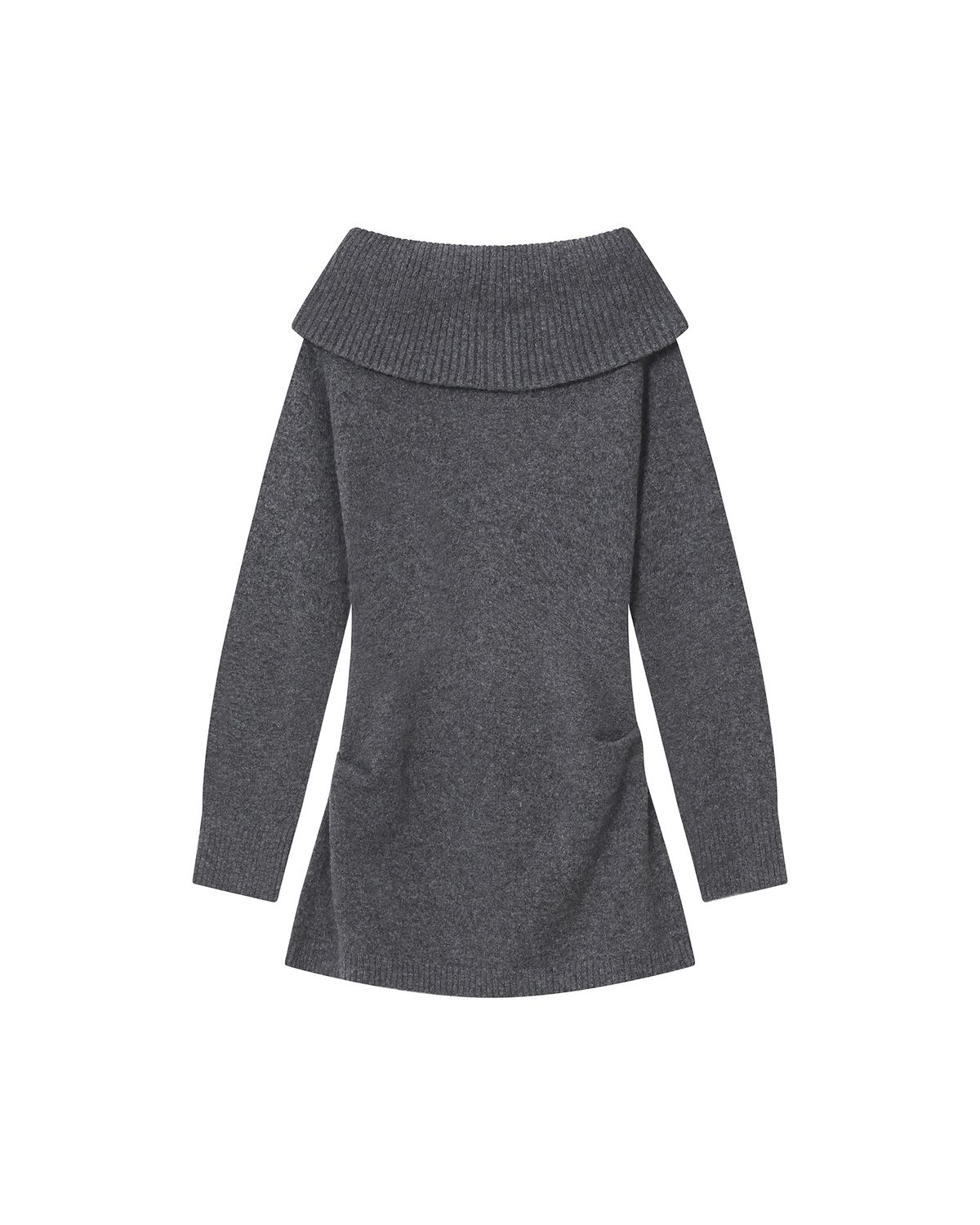 미세키서울(MISEKI SEOUL) double button knit one piece DARK GREY