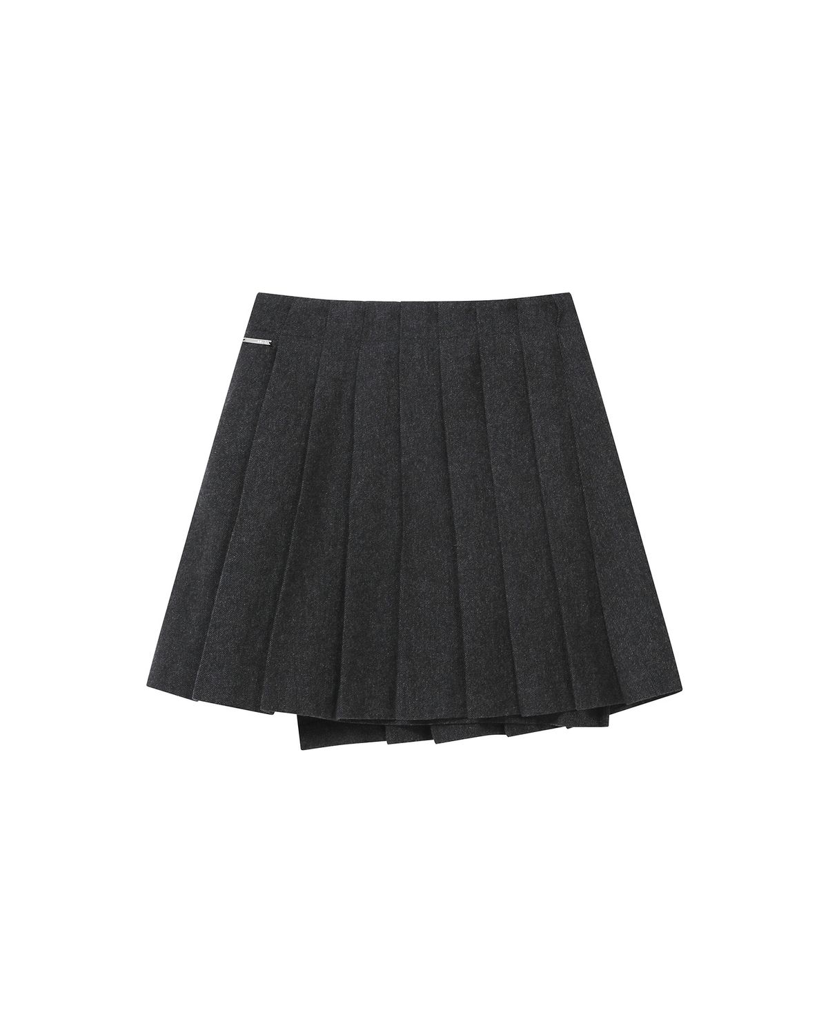 미세키서울(MISEKI SEOUL) Wabi origami pleats midi skirt CHARCOAL