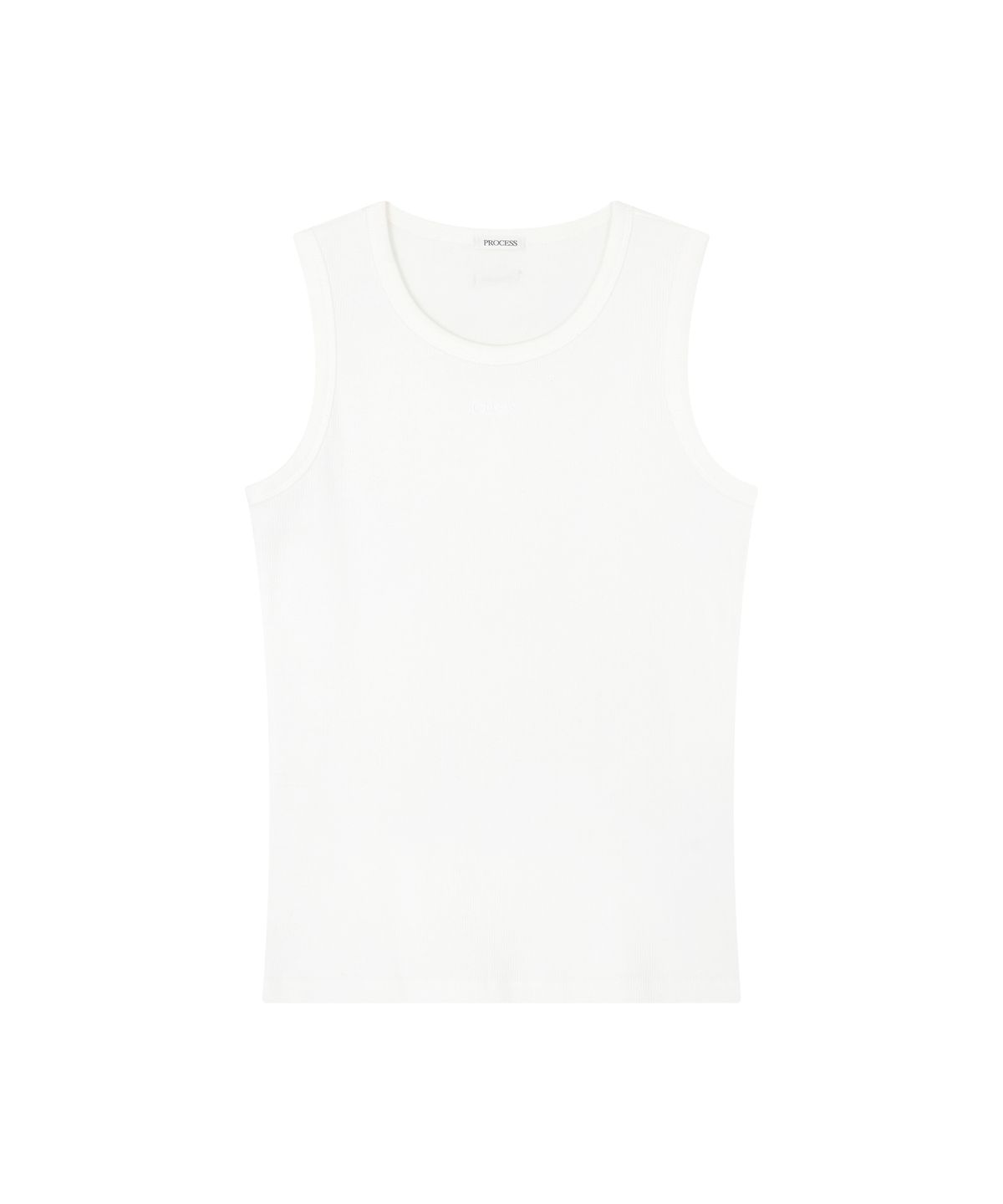 프로세스(PROCESS) Basic Logo Sleeveless - White