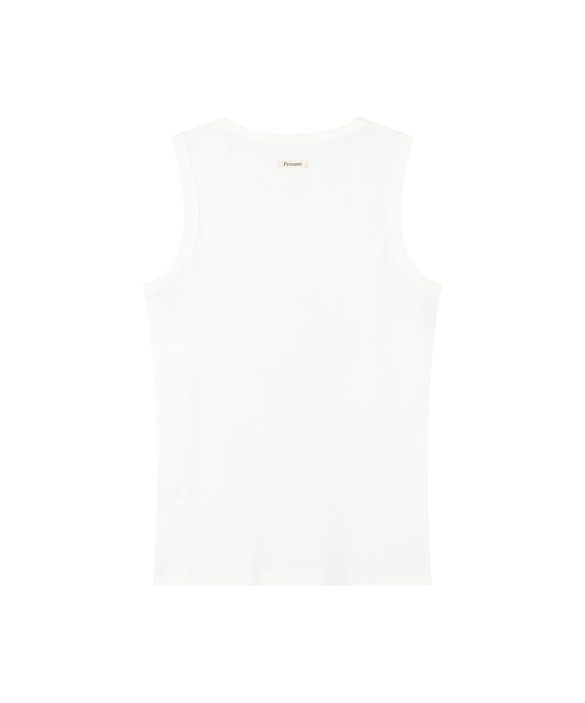 프로세스(PROCESS) Basic Logo Sleeveless - White