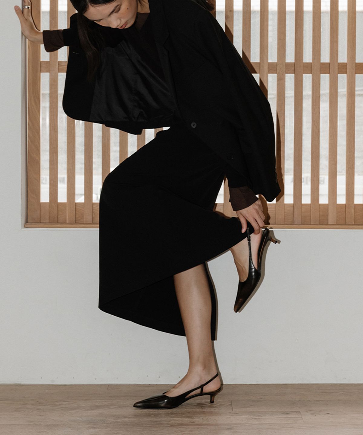 키에레이(CHIELEI) SLEEK SLINGBACK[C5F01]