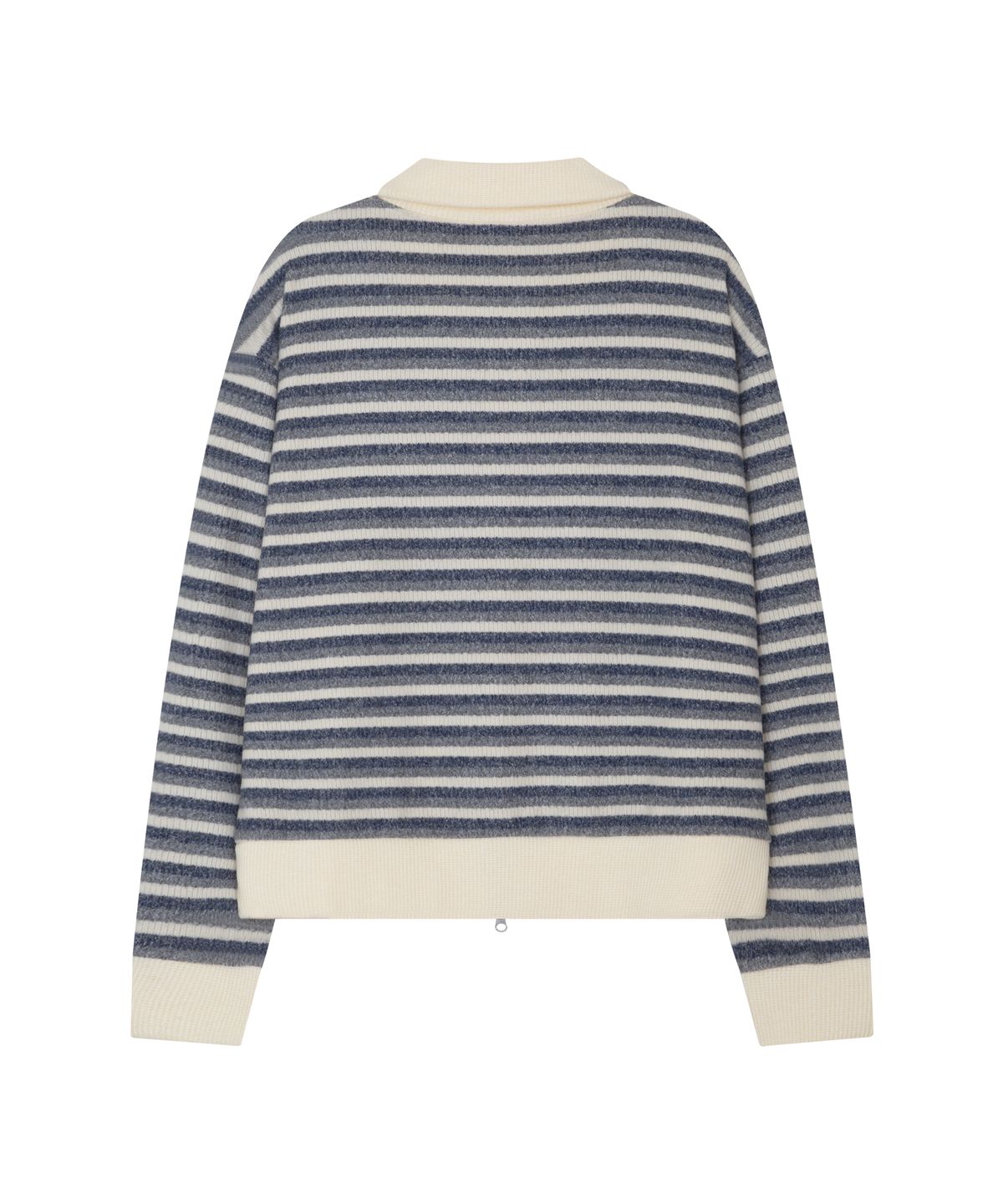 프로세스(PROCESS) Multi Stripe Knit Zip-up - Cream