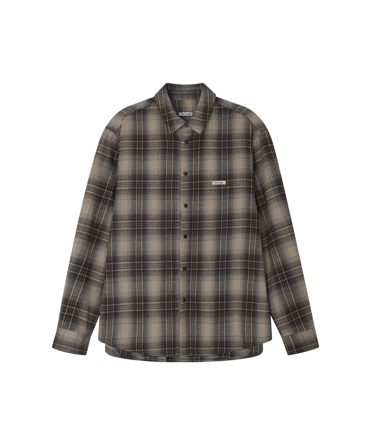 피알씨에스에스(PRCSS) Flannel Check Shirt - Deep Brown