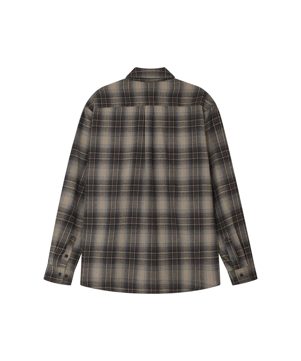 피알씨에스에스(PRCSS) Flannel Check Shirt - Deep Brown