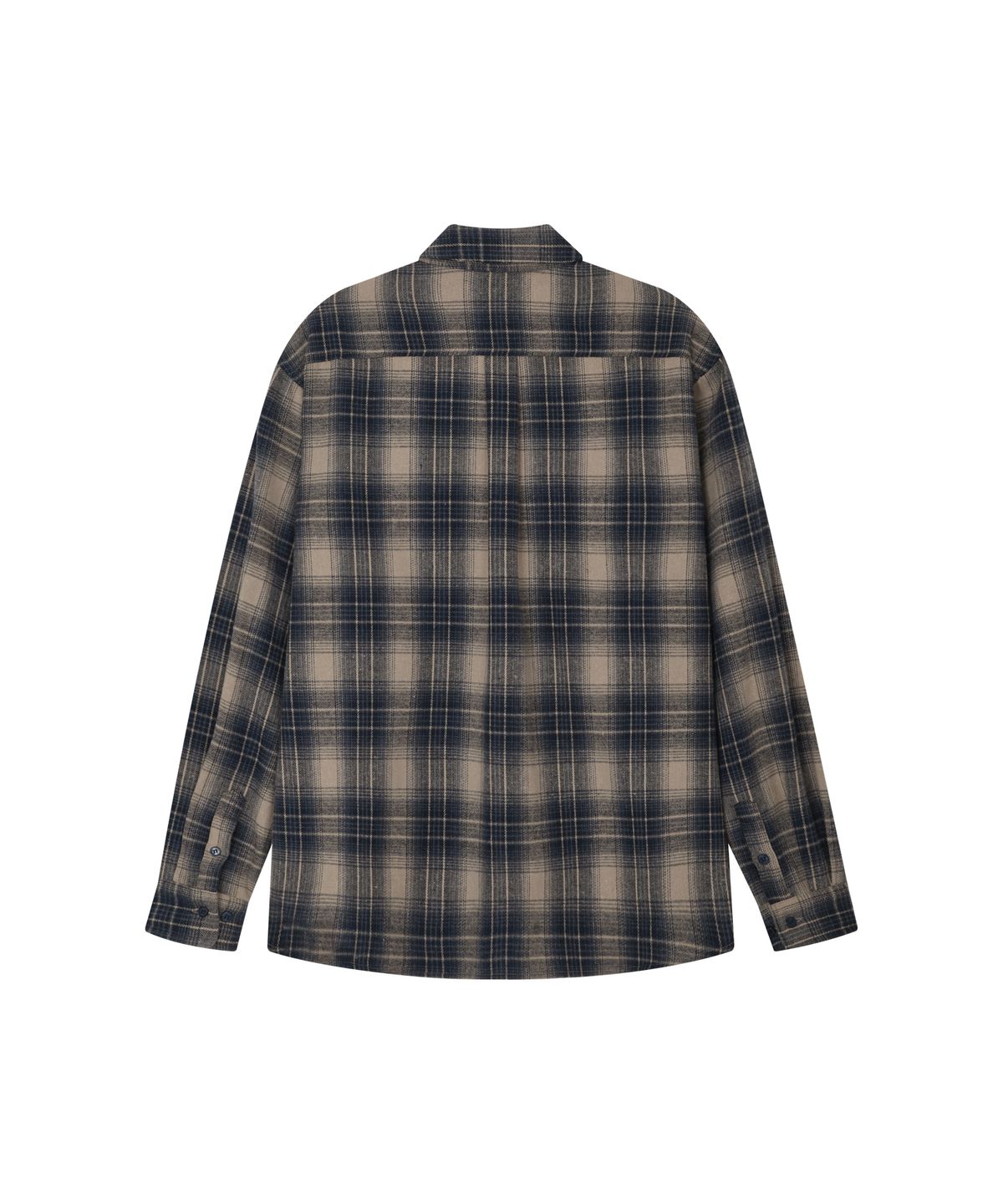 피알씨에스에스(PRCSS) Flannel Check Shirt - Deep Blue