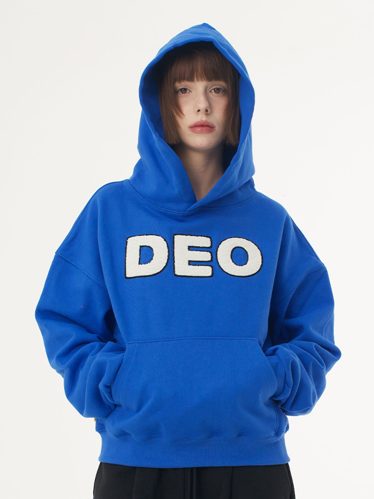 데오스테이트(DEOSTATE) 데오 후디 블루 우먼