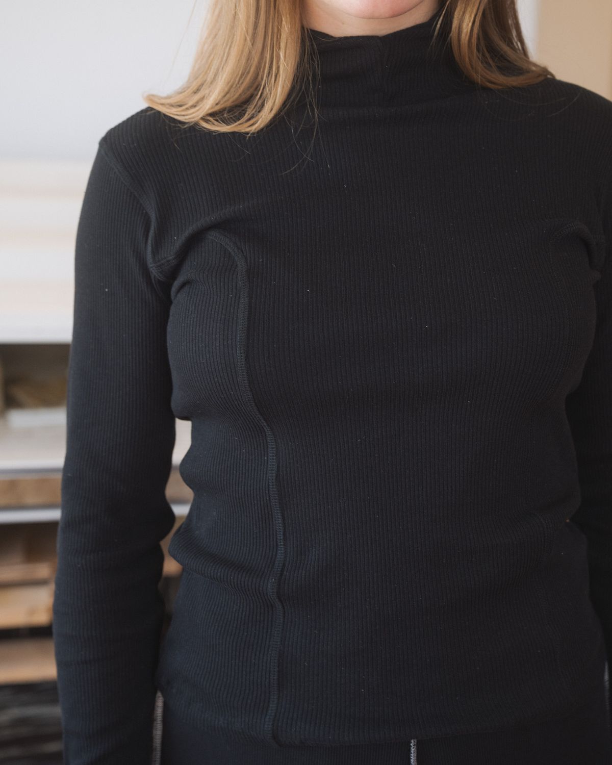베이스레인지(BASERANGE) HANIFA HOODIE (COTTON RIB)