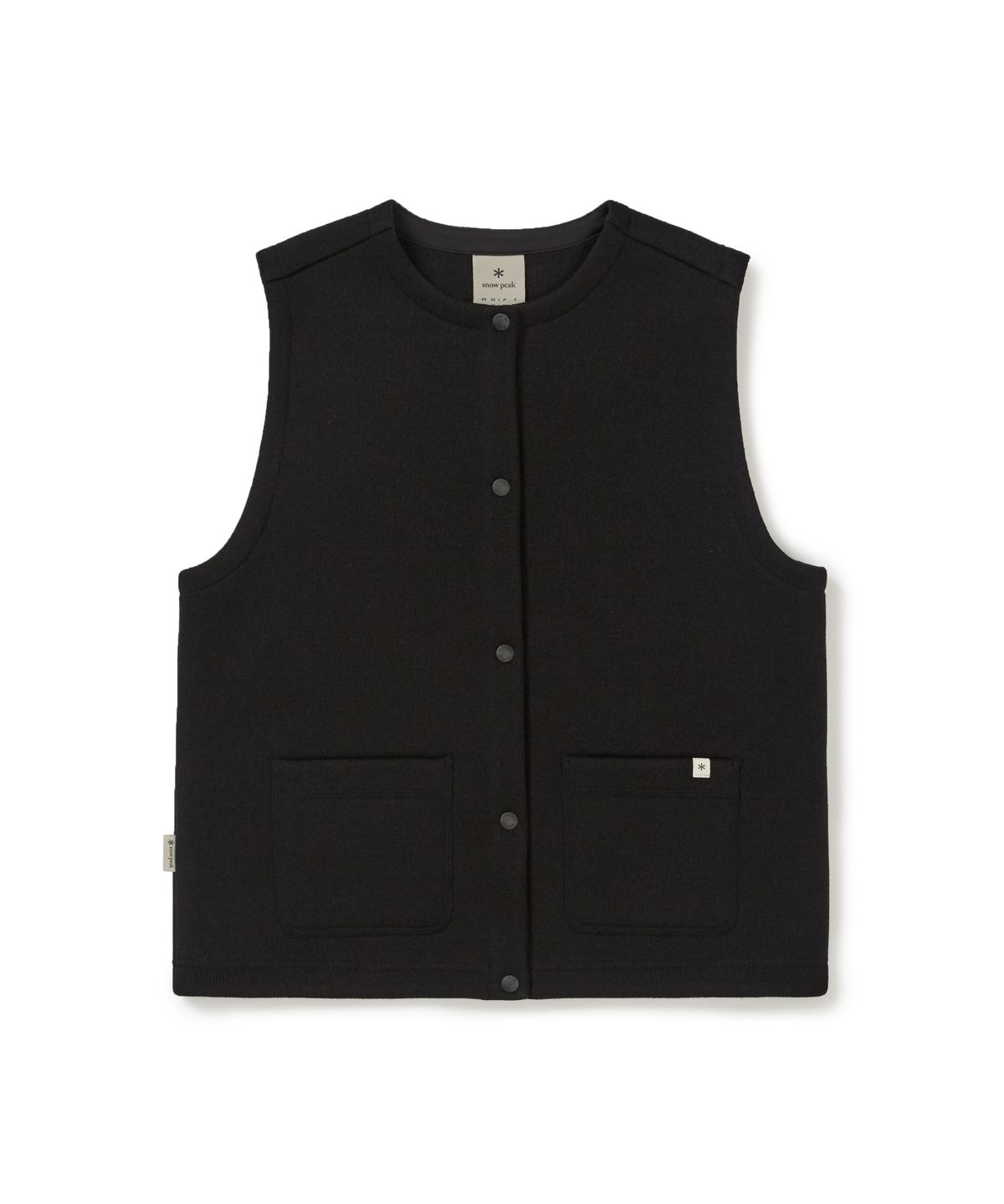 스노우피크 어패럴(SNOWPEAK APPAREL) 니트 여성 베스트 (S25WWFVE77) Black