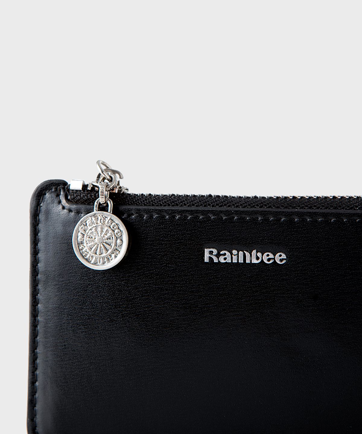 레인비(RAINBEE) Occo Zip Coin Card Wallet_ BLACK