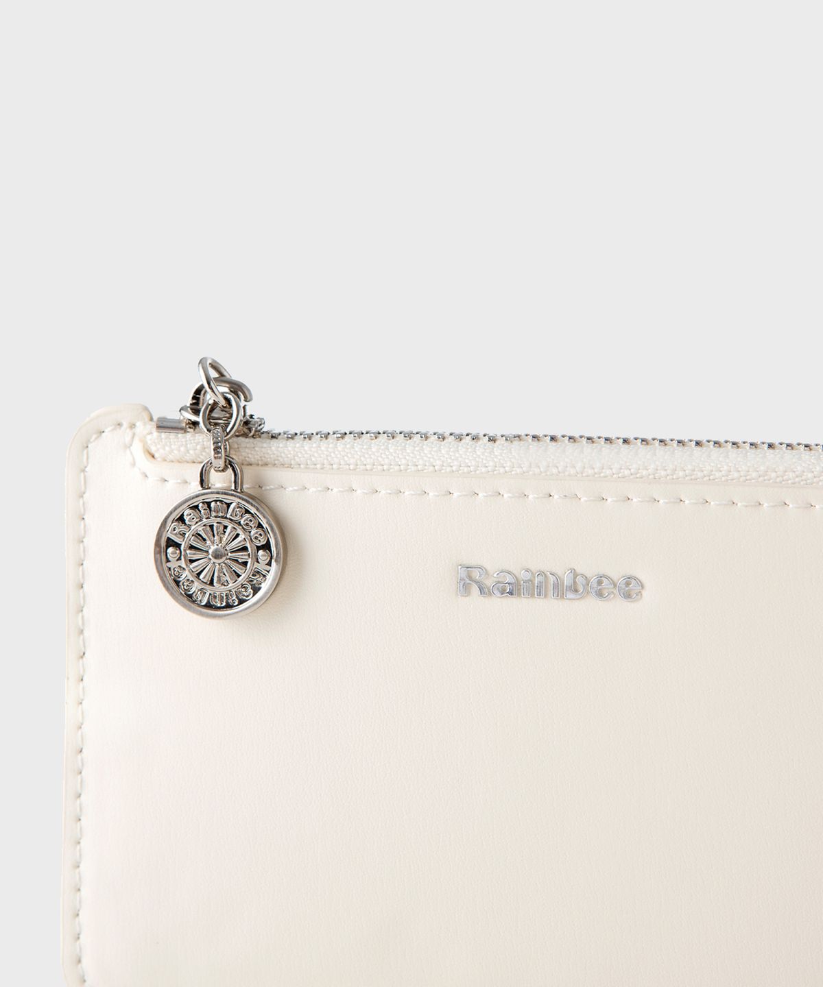 레인비(RAINBEE) Occo Zip Coin Card Wallet_ IVORY