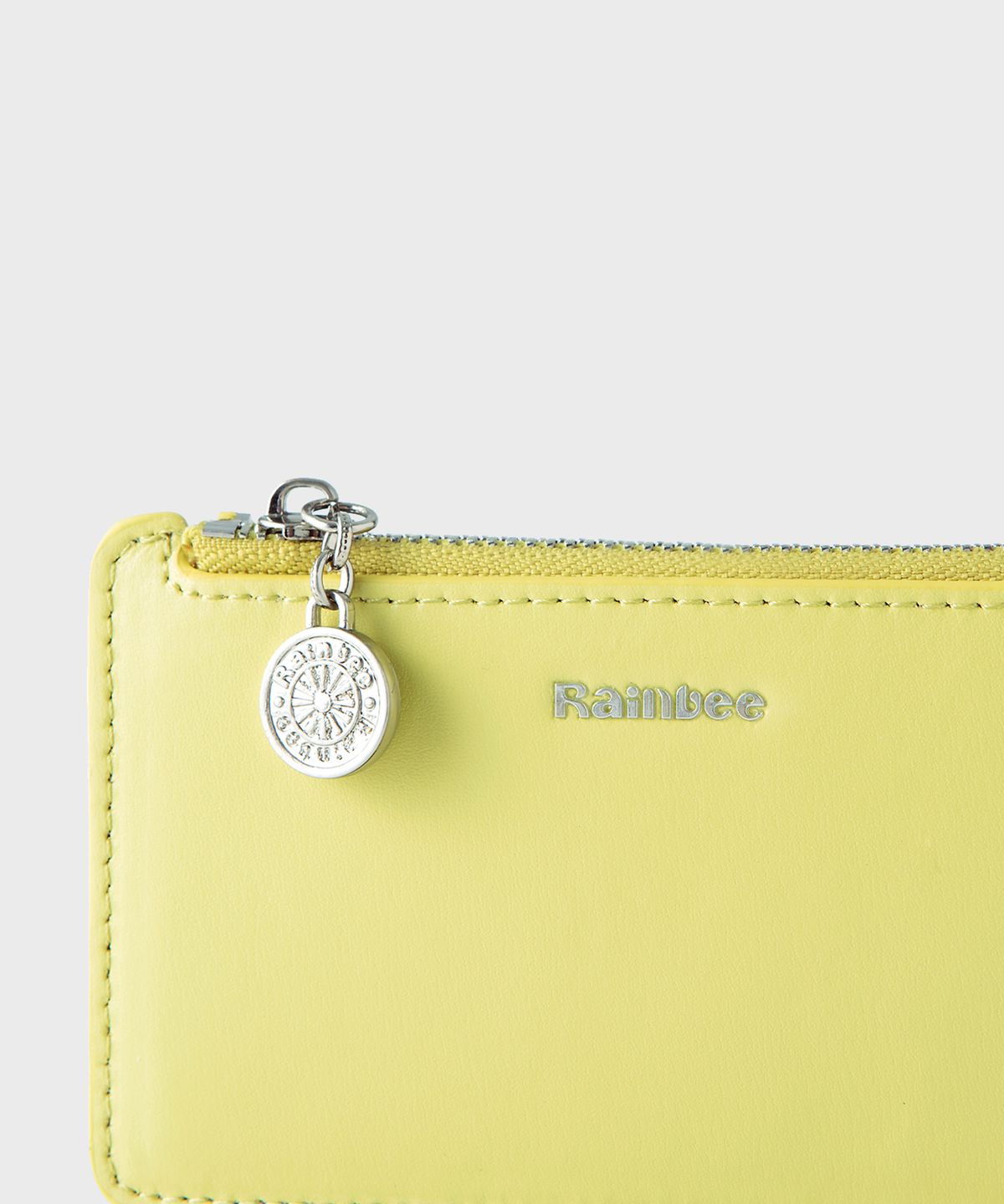 레인비(RAINBEE) Occo Zip Coin Card Wallet_ LEMON