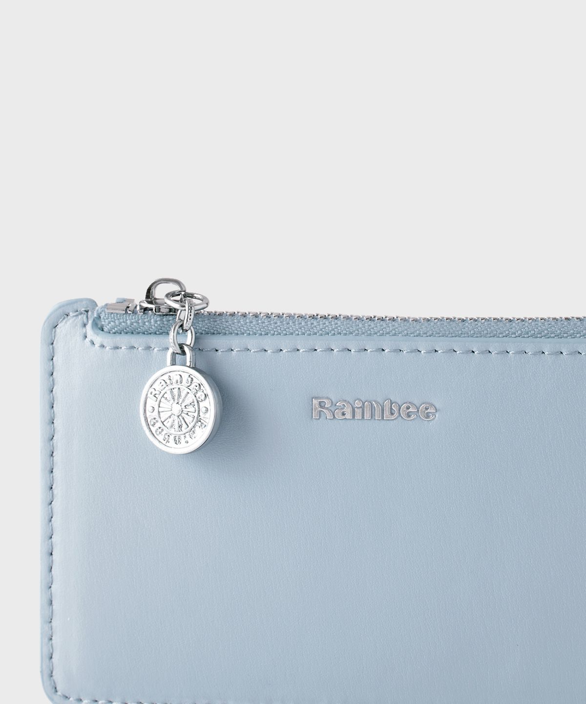 레인비(RAINBEE) Occo Zip Coin Card Wallet_ LIGHT BLUE