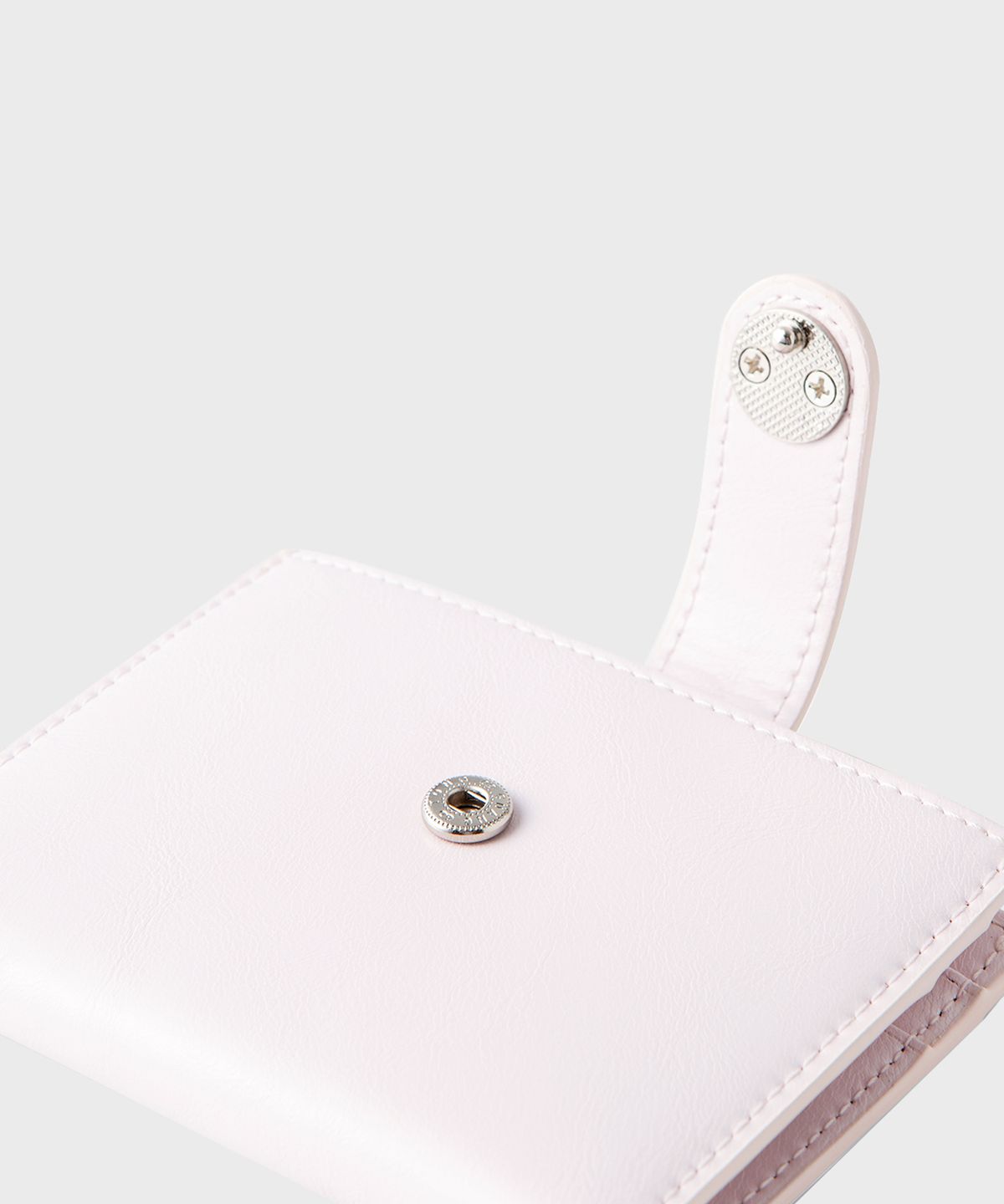 레인비(RAINBEE) Occo Snap Flap Wallet_ LIGHT PINK
