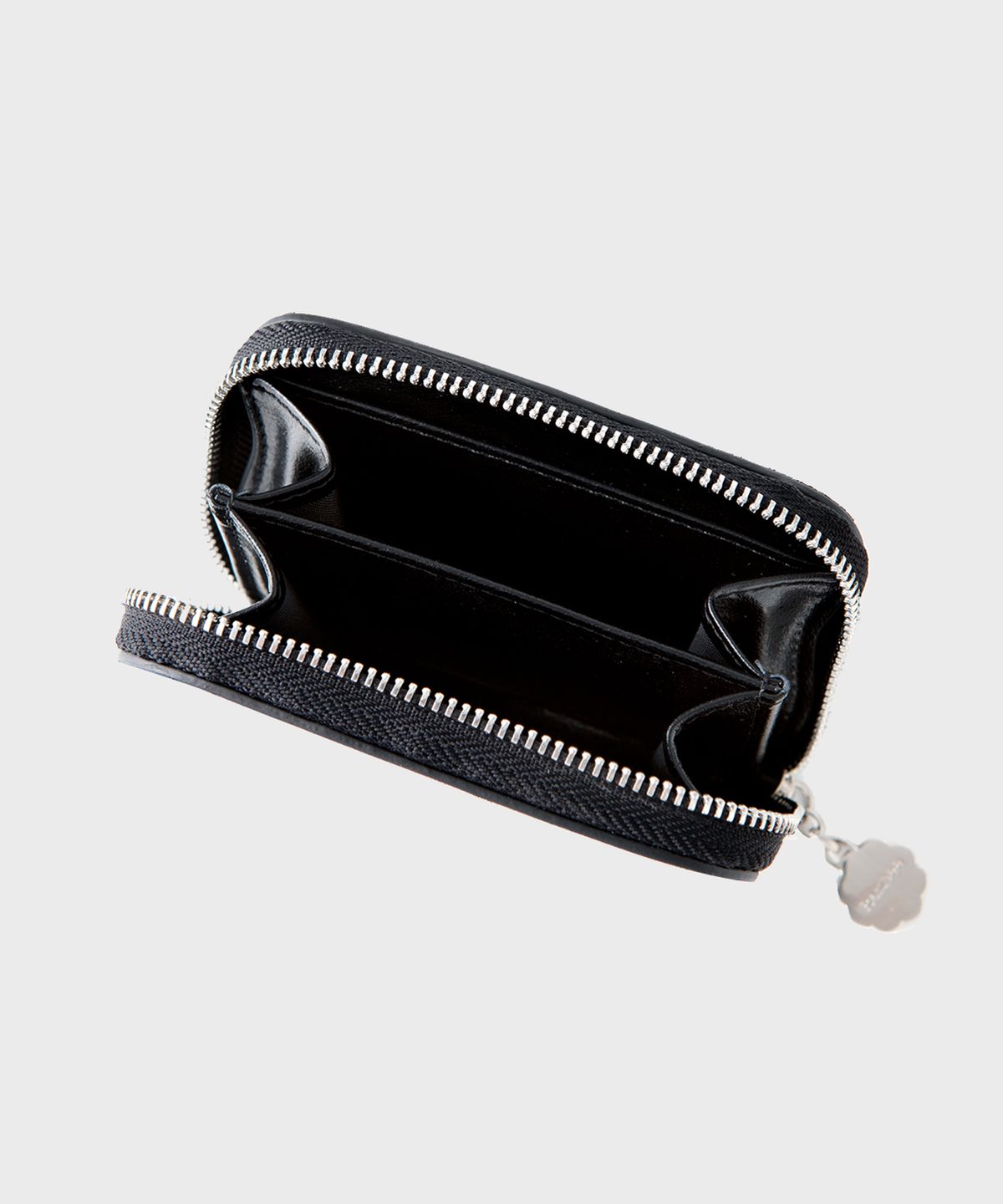 레인비(RAINBEE) Occo Wave Zip Wallet_ BLACK