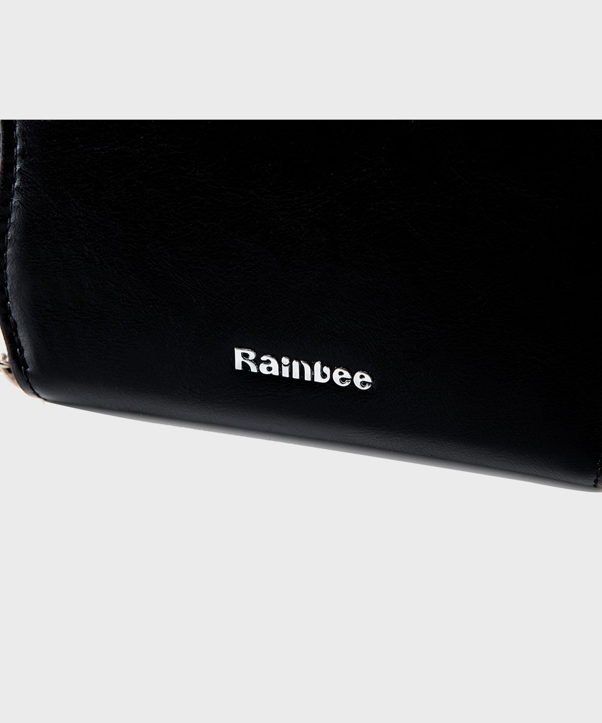 레인비(RAINBEE) Occo Wave Zip Wallet_ BLACK