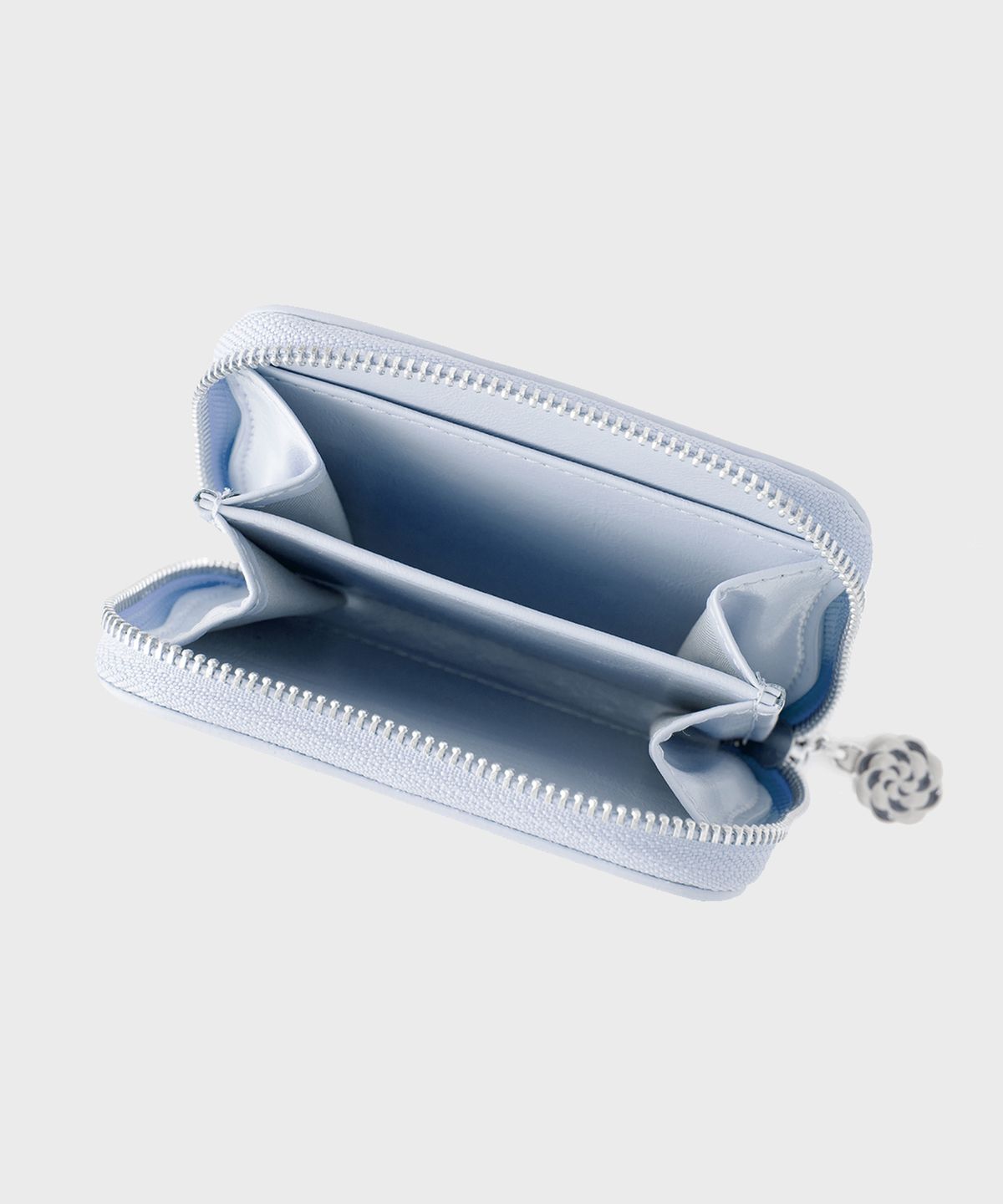 레인비(RAINBEE) Occo Wave Zip Wallet_ LIGHT BLUE