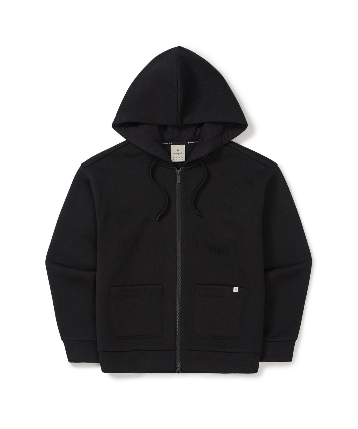 스노우피크 어패럴(SNOWPEAK APPAREL) 니트 여성 후드 집업 (S25WWFFJ79) Black