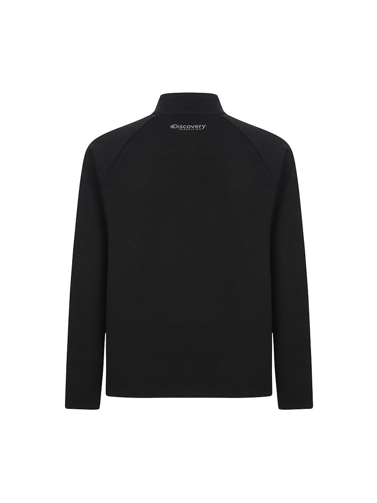 디스커버리 익스페디션(DISCOVERY EXPEDITION) 남성 니트라이크 집업티셔츠 (BLACK)