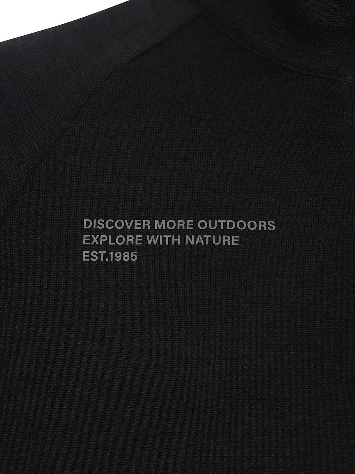 디스커버리 익스페디션(DISCOVERY EXPEDITION) 남성 니트라이크 집업티셔츠 (BLACK)