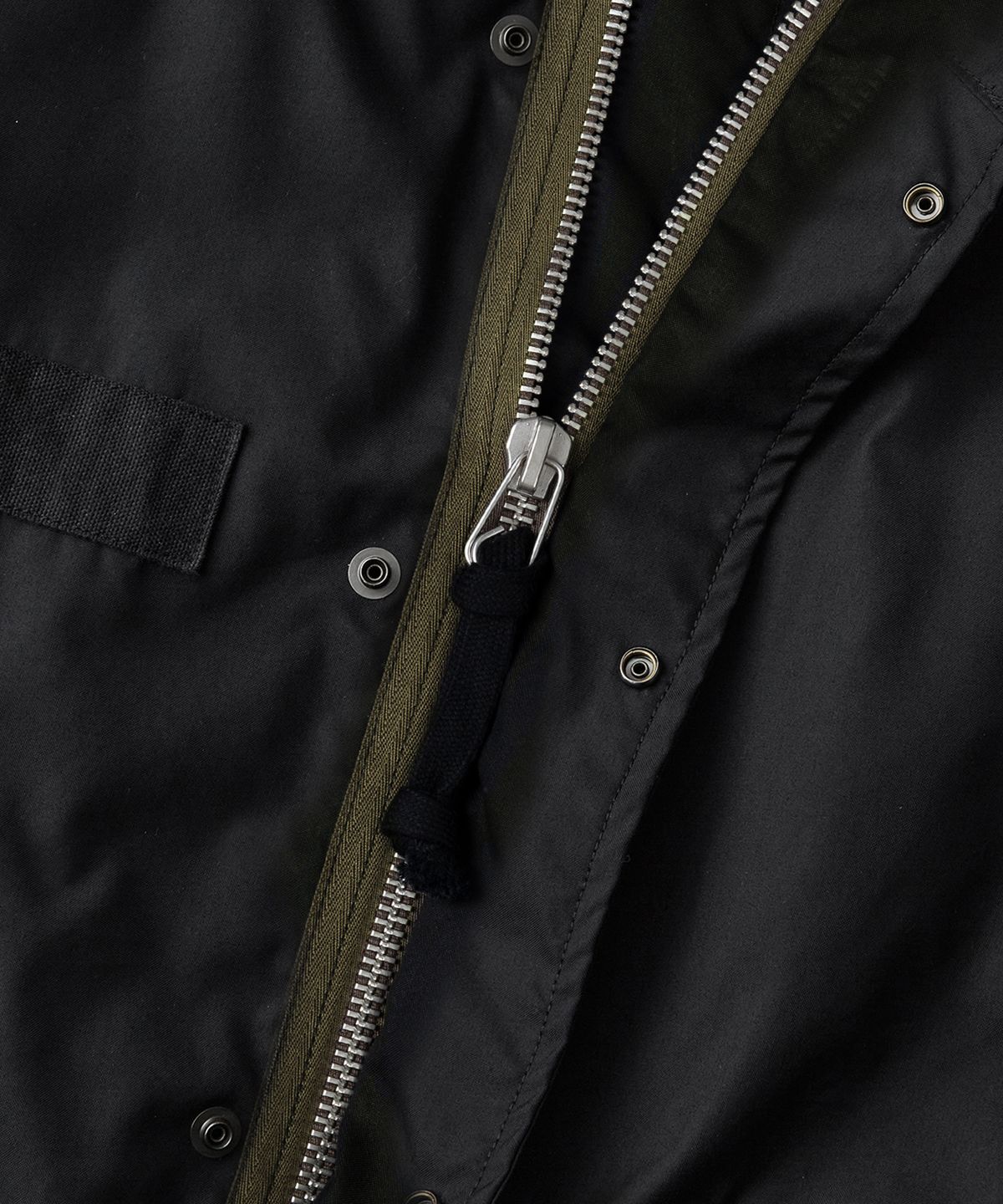 아웃스탠딩(OUTSTANDING) M-65 FISHTAIL PARKA_BLACK