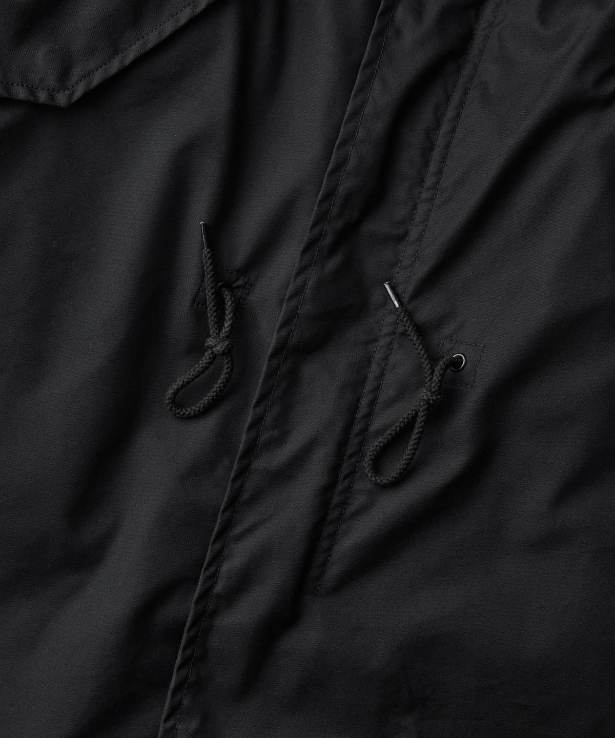 아웃스탠딩(OUTSTANDING) M-65 FISHTAIL PARKA_BLACK