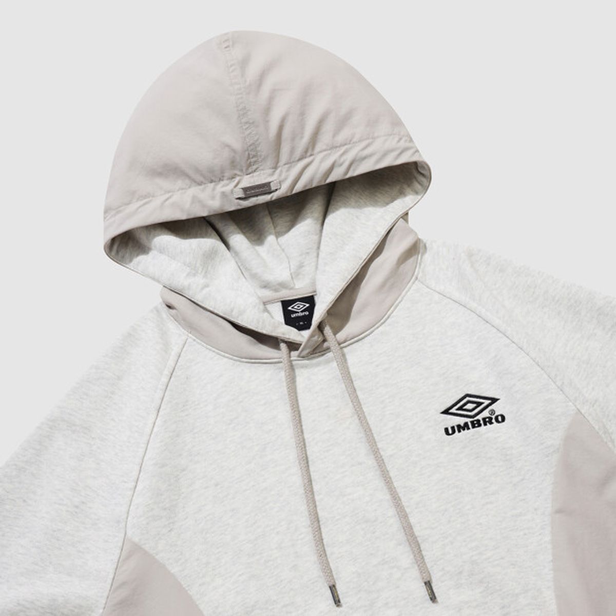 엄브로(UMBRO) HBL 하이브리드 니트 후드티 아이보리(UQ321CHD97)