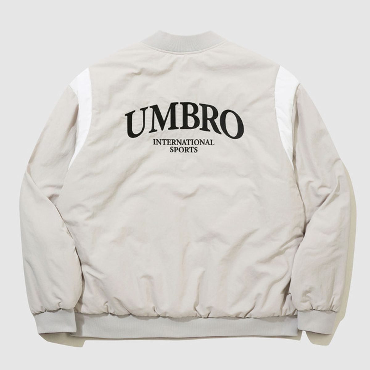 엄브로(UMBRO) 리버시블 봄버 패딩 자켓 버건디(UQ323CPJ93)