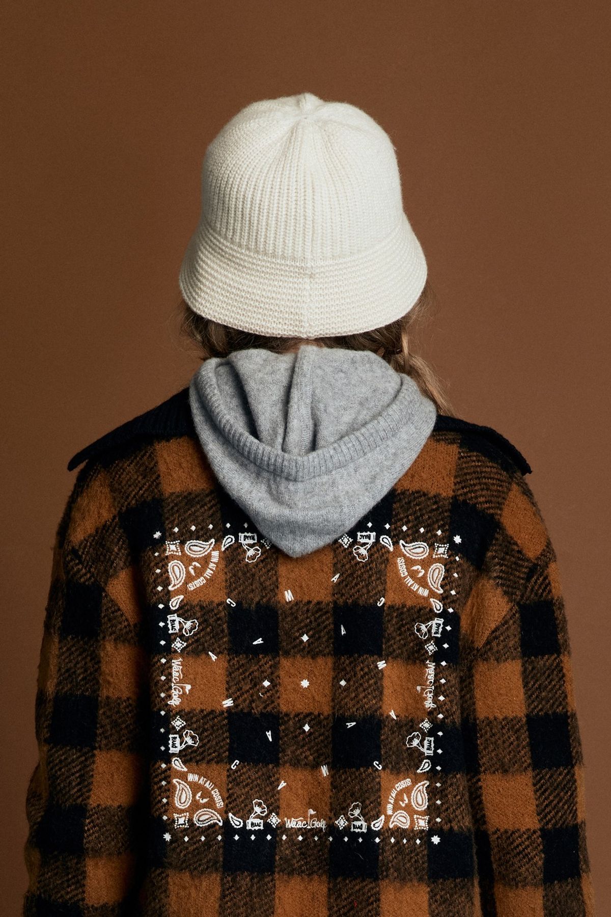 왁(WAAC) Women Essential Knit Hat WGRCX25713IVX