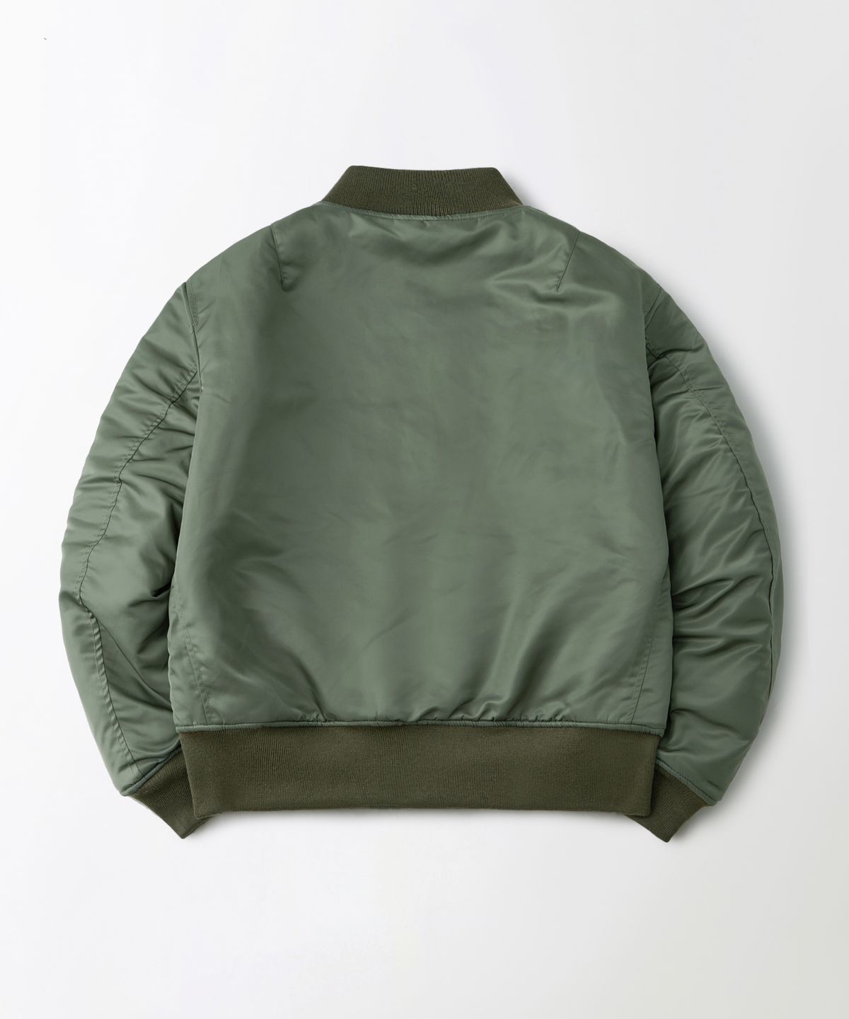 아웃스탠딩(OUTSTANDING) MA-1 FLIGHT JACKET(WOOL INSULATION)_SAGE GREEN