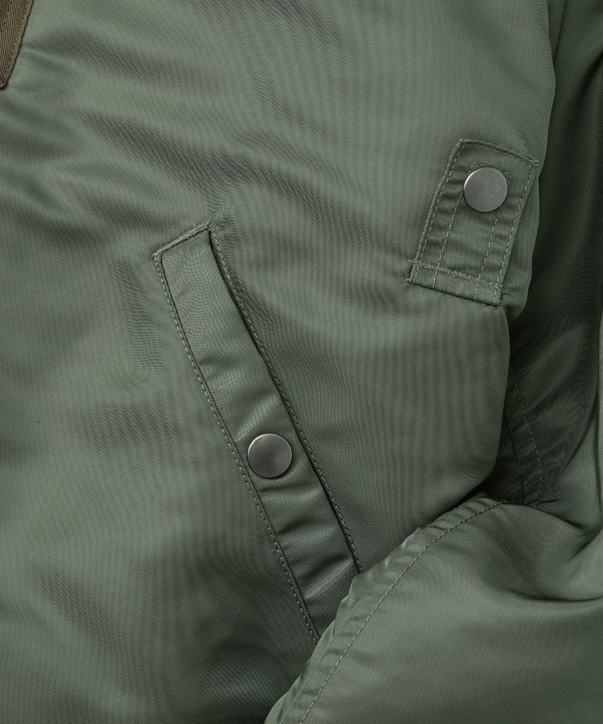 아웃스탠딩(OUTSTANDING) MA-1 FLIGHT JACKET(WOOL INSULATION)_SAGE GREEN