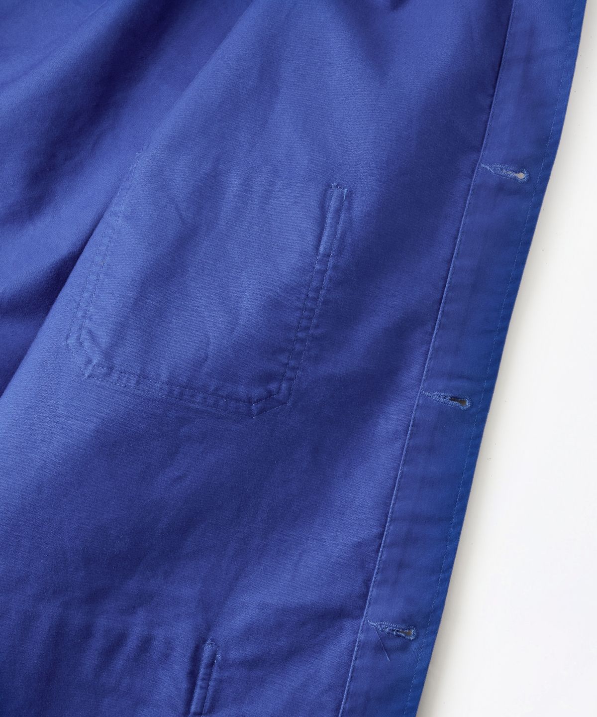 아웃스탠딩(OUTSTANDING) [MUT lab] MOLESKIN FRENCH WORK JACKET_WASHED BLUE
