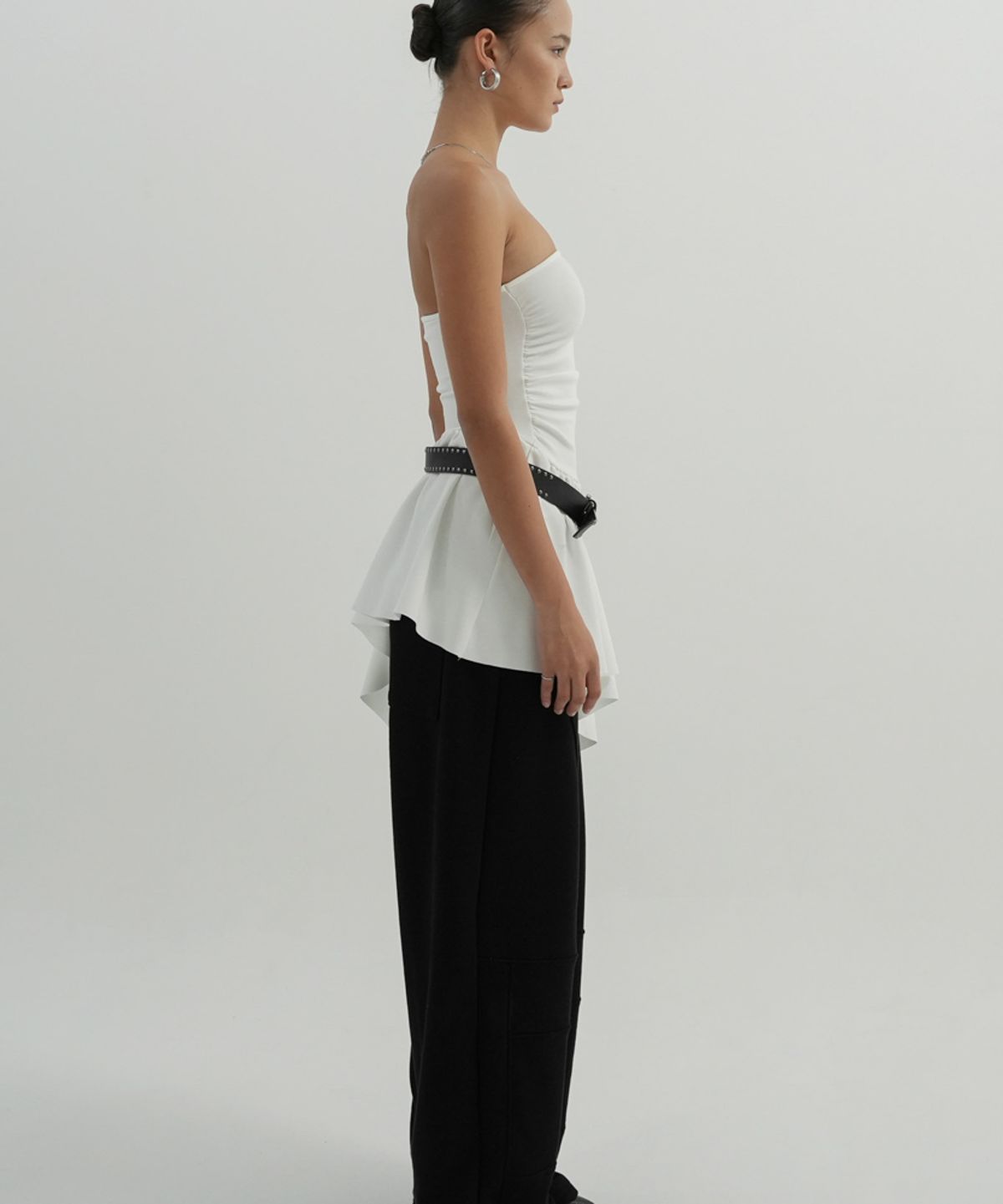 분트(VOONT) Meltline Tube Dress (WHITE)