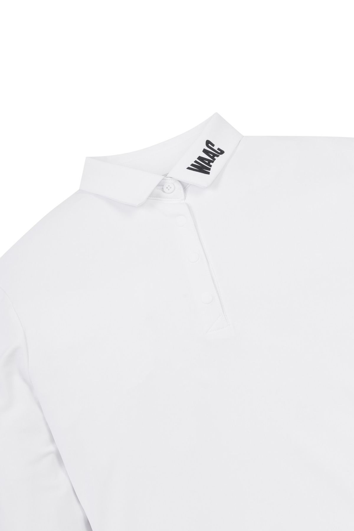 왁(WAAC) [Exclusive] Women WAAC Embossed Logo LS Polo WWTBW25901WHX