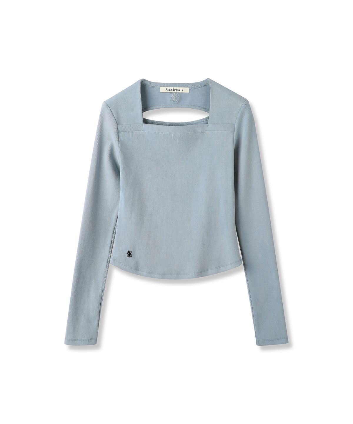 어반드레스(AVANDRESS) Pigment Back Hole Long Sleeve_4Colors